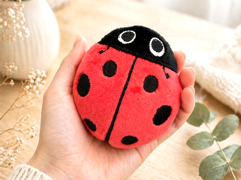 Glückskäfer Marienkäfer - ITH-Stickdatei